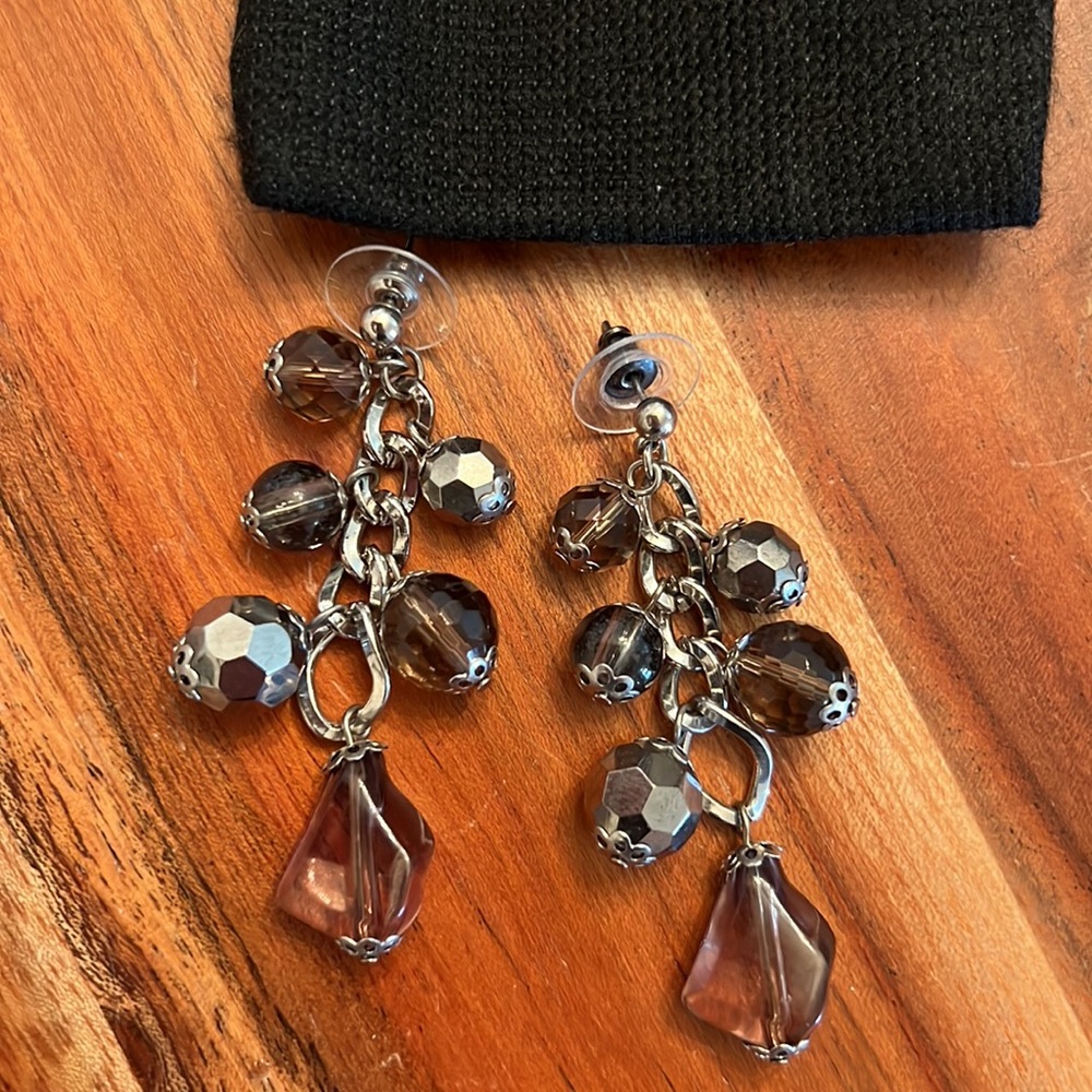 Cache Beaded Dangle Earrings - image 7